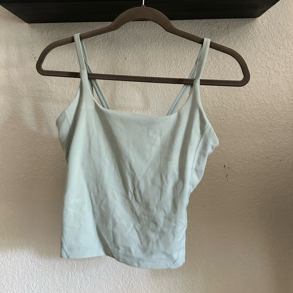 Lululemon Athletica Green Fitted Sleeveless Camisole